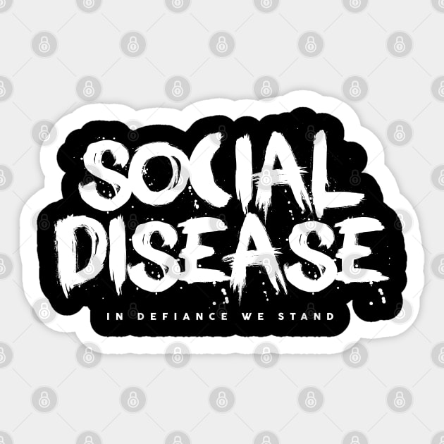 Social Disease Sticker by artslaves